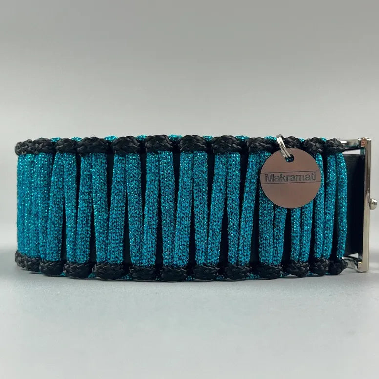 ☾ WUNSCH-Halsband 'Erdenlied-Glitzer'