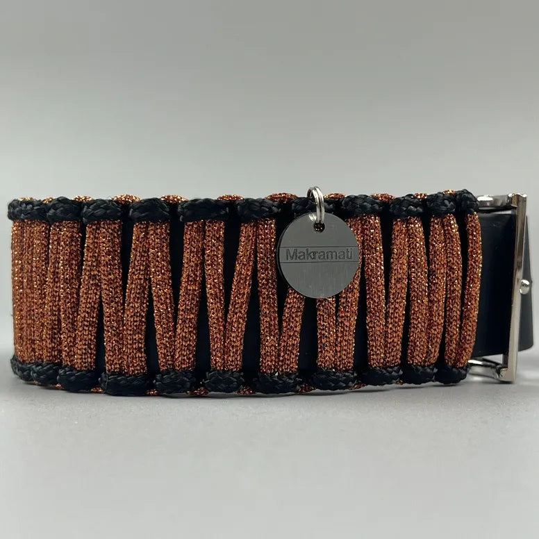 ☾ WUNSCH-Halsband 'Erdenlied-Glitzer'