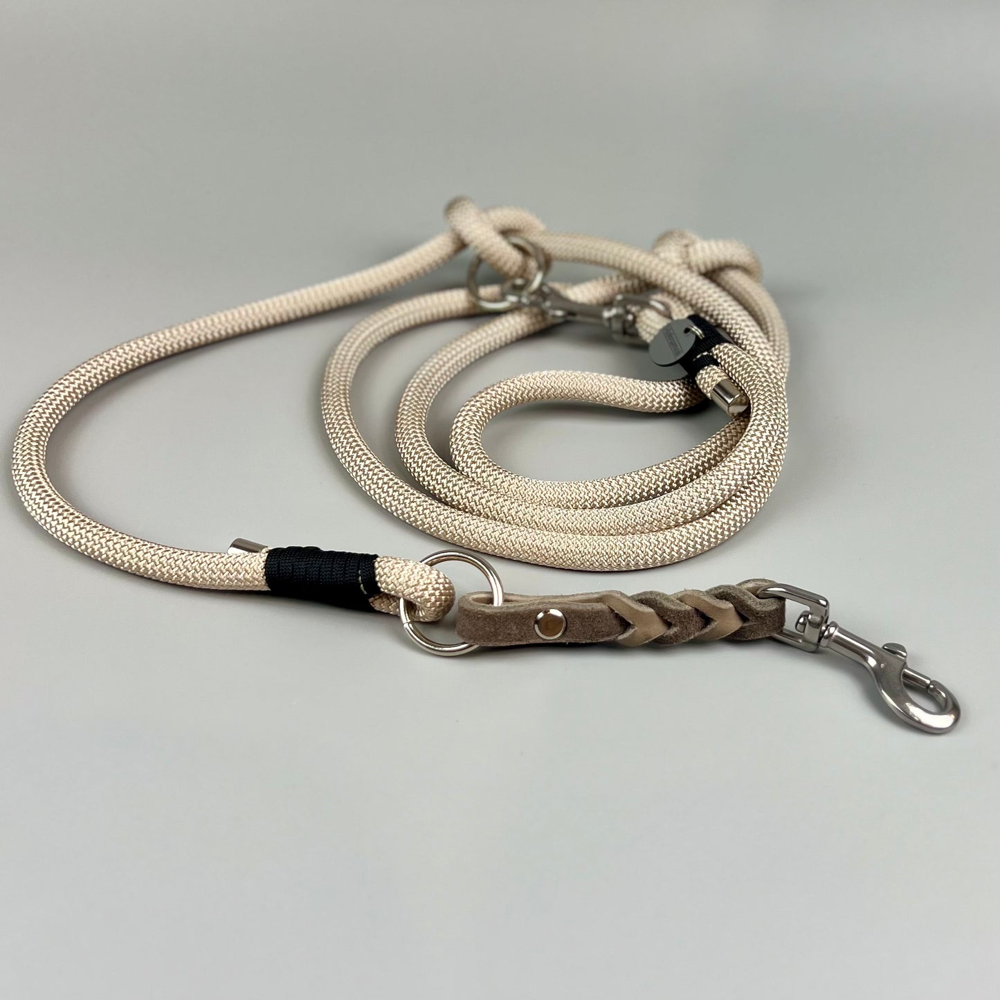 ☾ Wunsch Mondtänzer Boho Hundeleine, 8mm